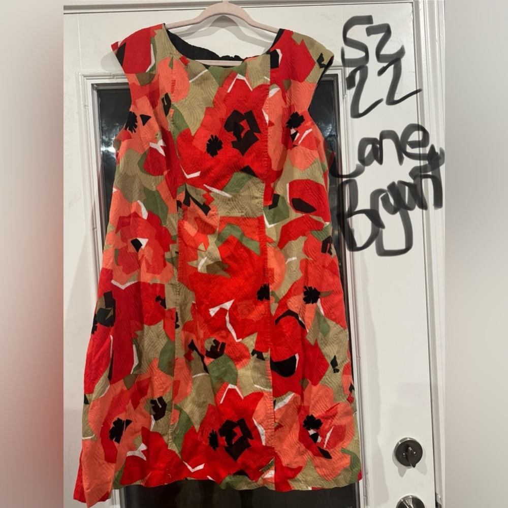Lane Bryant Fit and Flare floral Dress